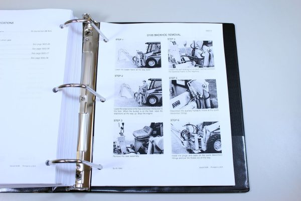 Case 1840 Uni-Loader Skid Steer Service Repair Manual Technical Shop Book Binder - Image 6