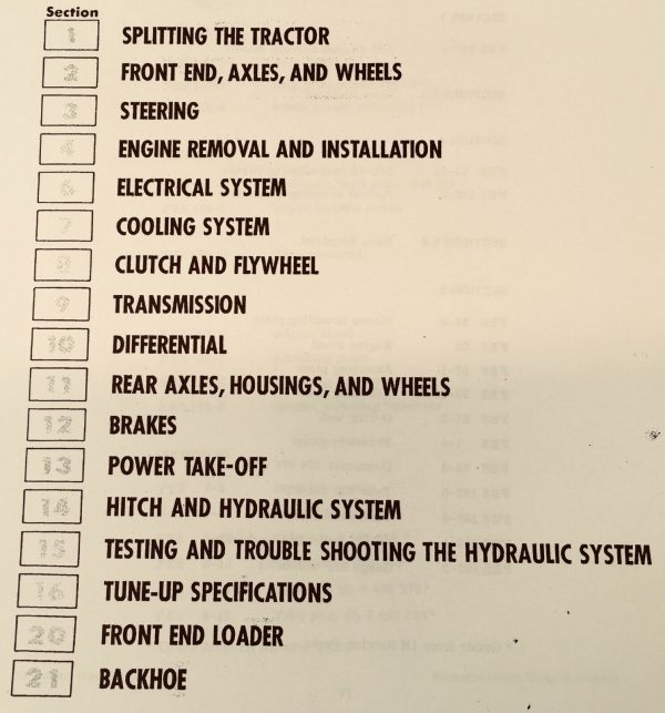 International 3400 A Wheel Loader Backhoe Tractor Service Repair Parts Manual - Image 2