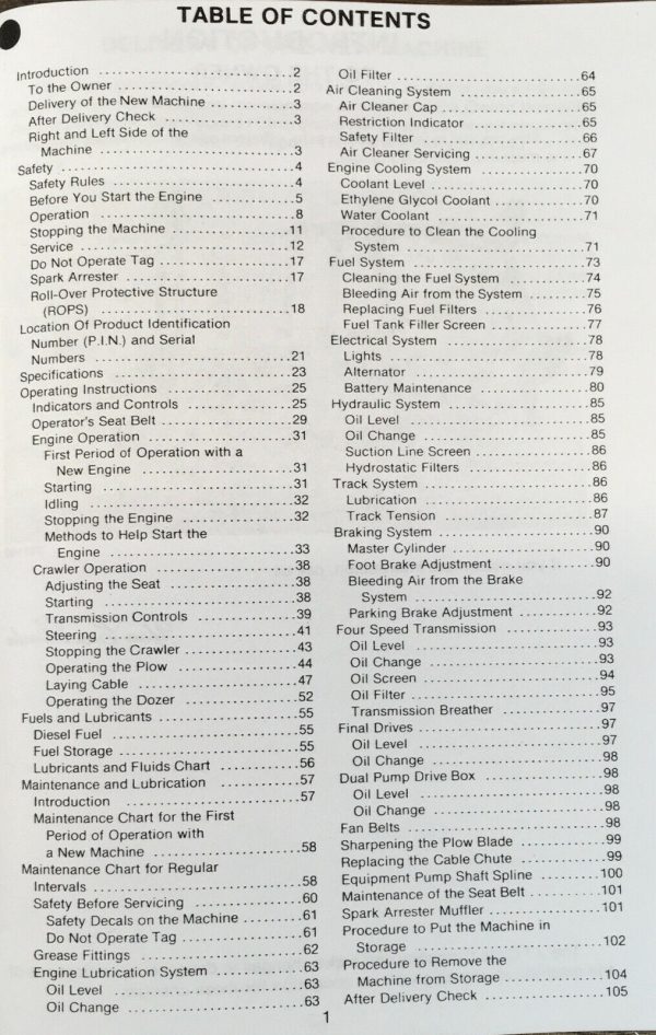 Parts Operators Manual Set For Case 475 Cable Layer W 301B Engine Catalog Owners - Image 2