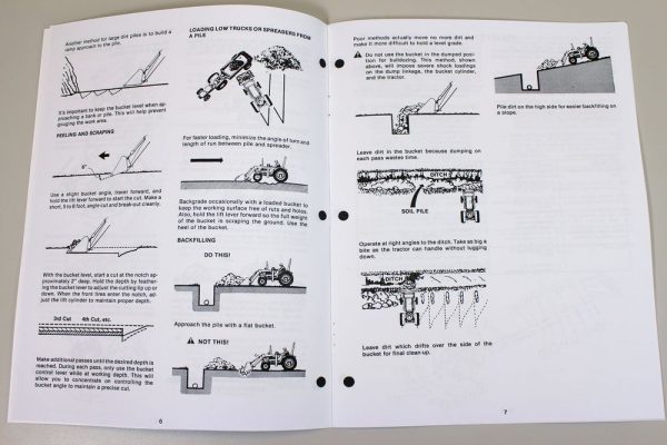 Long 1549 Tractor Loader Owners Operators Maintenance Parts List Manual Bucket - Image 3