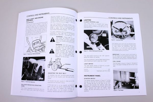 Ford 1210 Tractor Owners Operators Manual Maintenance Diesel Operations Book - Image 3