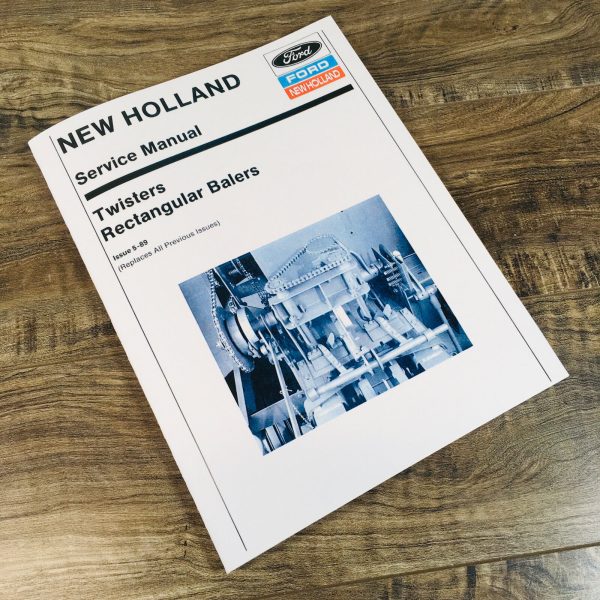 New Holland Twisters Rectangular For 311 316 320 Balers Service Manual Repair