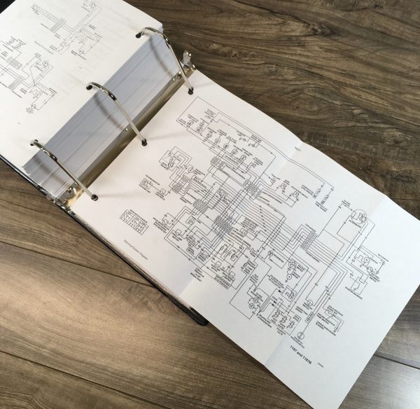 Case 1187 Feller Buncher logger Crawler Service Manual Parts Catalog Repair Set - Image 8