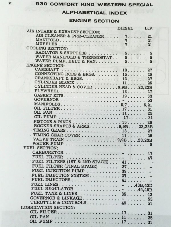 Case 930 931 932 Tractor Service Manual Parts Operators Set SN 8229002-After - Image 2