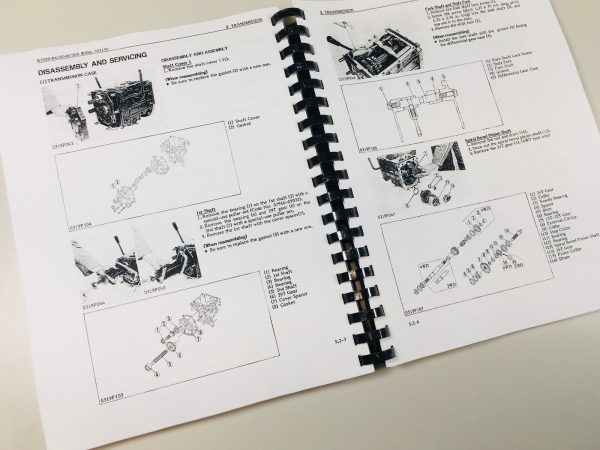 Kubota B7200Hst B7200Hste B7200Hstd Tractor Service Parts Operators Manual Set - Image 7