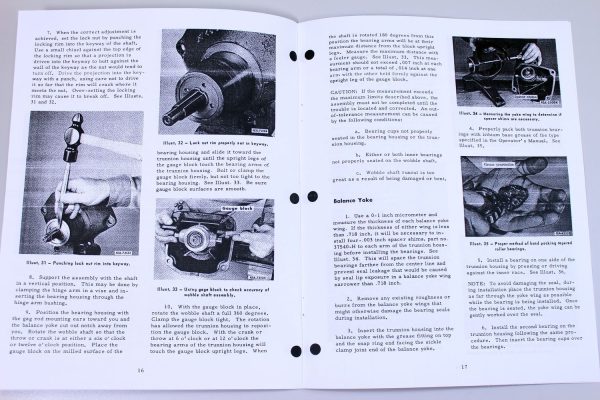 International 100 Balanced Head Mower Drive Unit Service Repair Shop Manual Ih - Image 7