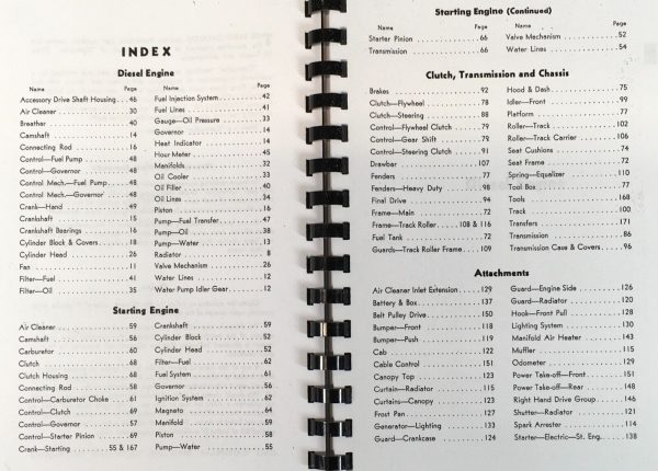 Parts Operators Manual Set For Caterpillar D8 Crawler Tractor Catalog SN 8R1-UP - Image 2