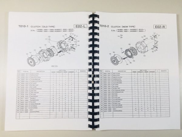 Kubota M4950 M5950 Tractor Operators Owners Manual Parts Catalog Set - Image 8