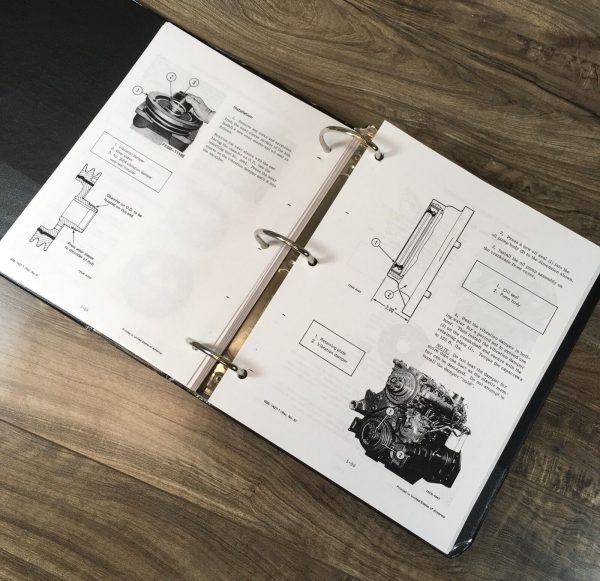 International 1480 Combine Service Parts Operators Manual Set Repair Shop DT466B - Image 12