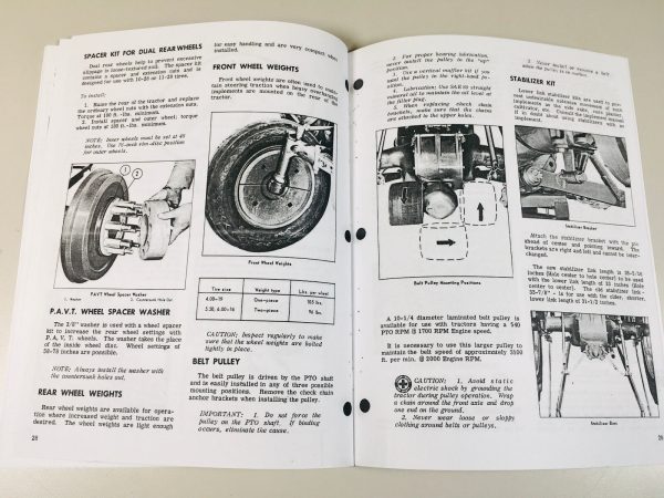 Massey Ferguson Mf 35 Special 35 Deluxe Tractor Owners Operators Manual - Image 6