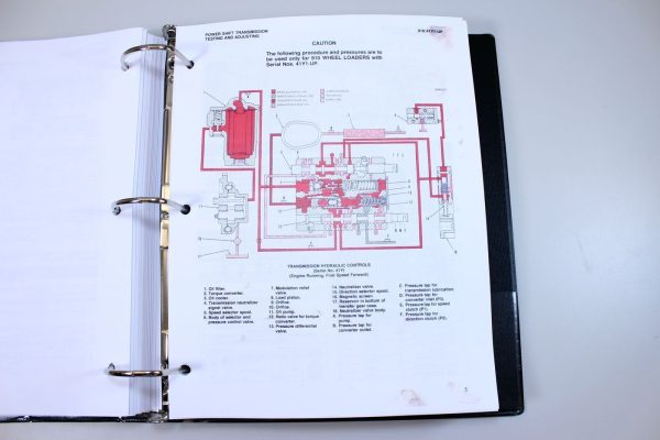 Cat Caterpillar 910 Wheel Loader Service Repair Manual Serial No. 40Y, 41Y Book - Image 10