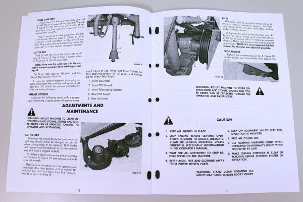 New Holland 442 462 Disc Mowers Operators Owners Maintenance Manual - Image 5