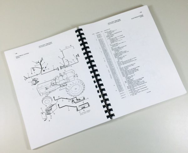 Allis Chalmers 190 190Xt Series Iii Tractor Service Parts Operators Manual Set - Image 9