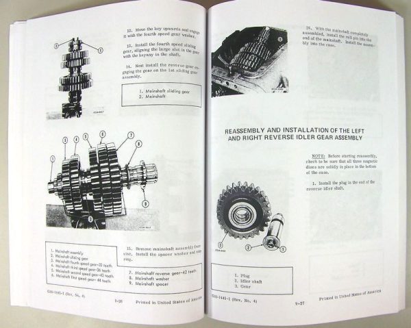 Set International 4366 4386 Tractor Service Manual Shop Repair Ih Workshop Book - Image 7