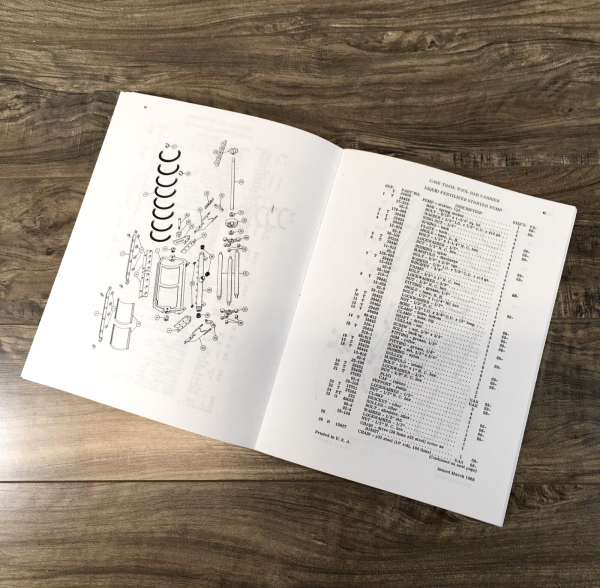 Case TC46 TC68 Trail Type 4 to 6 Row Tool Bar Carriers Parts Manual Catalog Book - Image 5