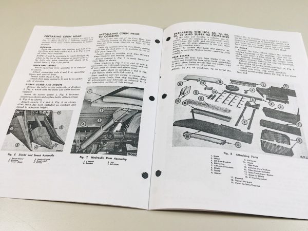 Massey Ferguson Mf No. 20 Corn Head Combine Owners Operators Manual Maintenance - Image 4