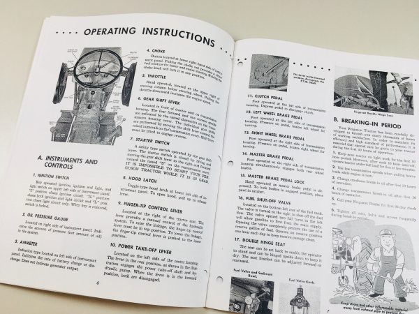 Ferguson To-30 Tractor Owners Operators Manual Book 1951 1952 1953 1954 Massey - Image 3
