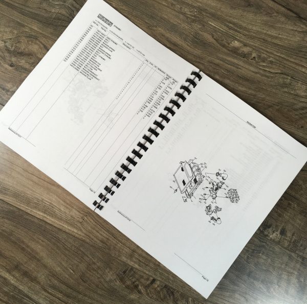 Kubota L305 L305Dt Tractor Parts Manual Catalog Exploded View Numbers Assembly - Image 6