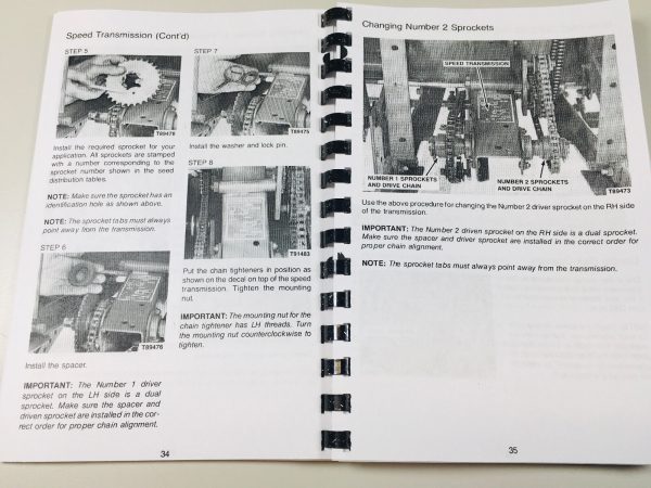 Case Ih 900 Plate Type Unit Trailing Planter Operators Owners Manual W Tables - Image 5