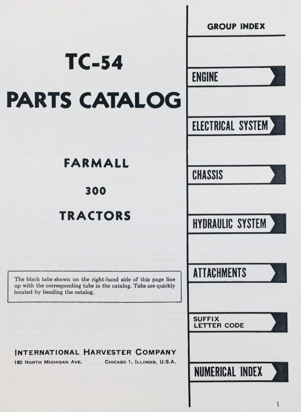 International Farmall 300 Tractor Gas Engine Service Parts Operator Manual Set - Image 4