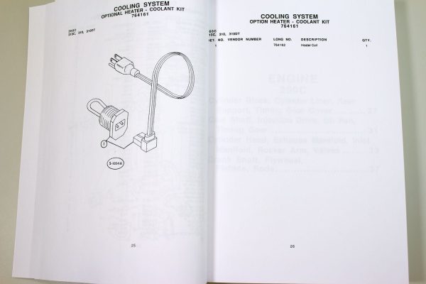 Long 260C 310C 310 310Dt Tractor Parts Assembly Manual Catalog Exploded Views - Image 7