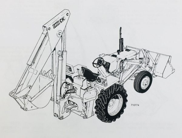 Case 35 Backhoe & Loader For 580Ck Series B 580B Tractor Parts Catalog Manual - Image 2