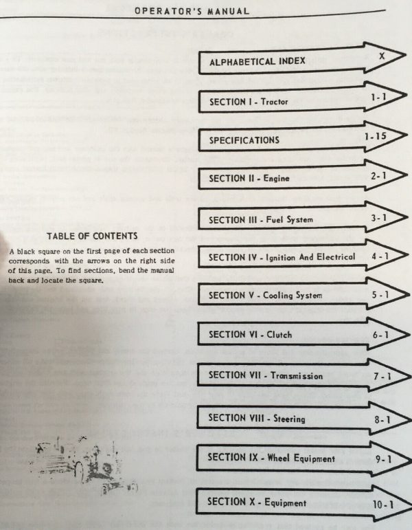 Oliver 770 & 880 Tractor Operators Manual Owners Book Maintenance Adjustments - Image 2