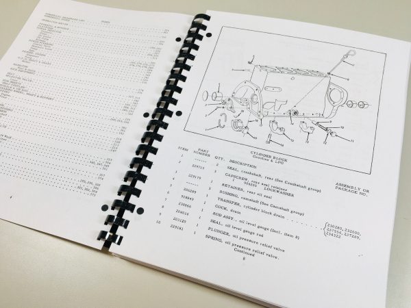 Allis Chalmers D-17 Parts Manual Catalog Series I Ii Iii One Two Three 1 2 3 D17 - Image 2