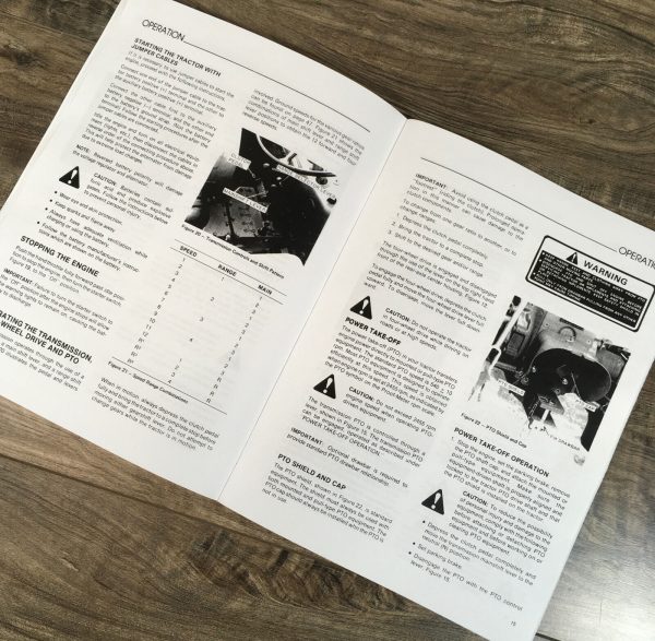 Ford 1900 Tractor Operators Manual Owners Book Maintenance Adjustment Printed - Image 5