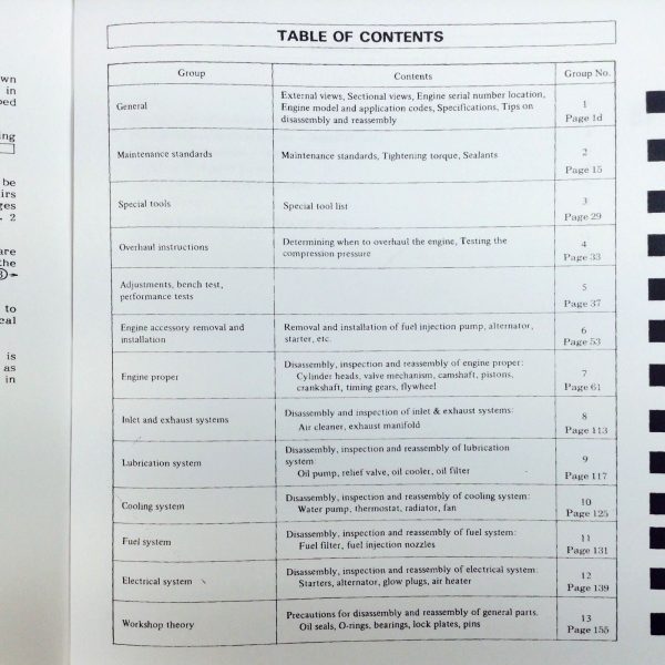 Mitsubishi Diesel Engine S6E2-T S6F-T Technical Service Repair Shop Manual - Image 2