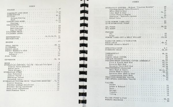 Allis Chalmers D-10 D-12 Tractor Service Manual Parts Operators Set S/N 1001-Up - Image 3