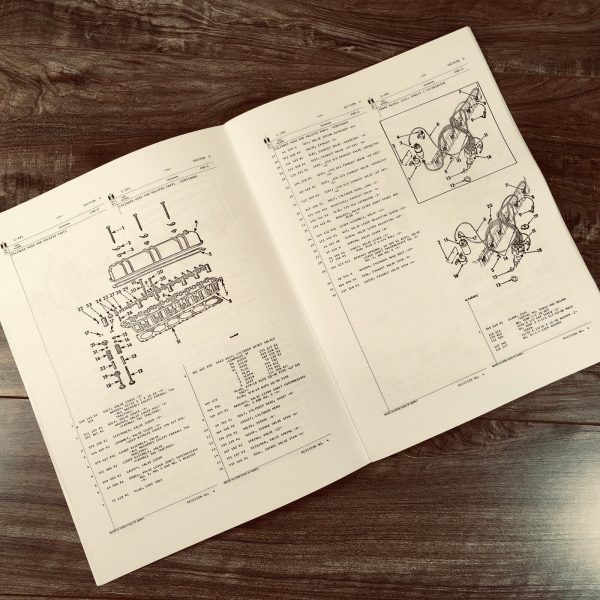 International 706 2706 Tractors Engine Only Service Parts C-291 6 Cyl Manual Set - Image 8