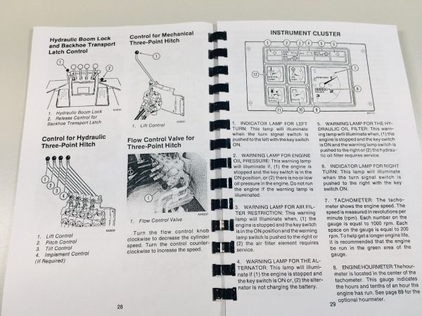 Case 580E 580Se 580 Super E Tractor Loader Backhoe Owners Operators Manual Book - Image 5