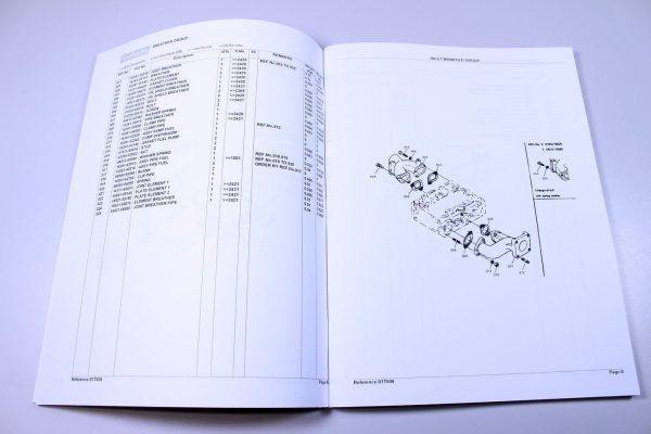 Kubota B5100E-P Tractor Parts Assembly Manual Catalog Exploded Views Numbers - Image 2