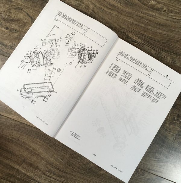 Terex Ibh 44D Loader Parts Manual Catalog Book Assembly Schematics Exploded View - Image 10