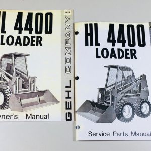 Gehl 4400 Skid Loader Skid Steer Owner Operators Service Parts Manual Set