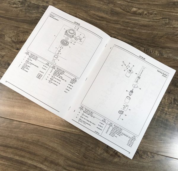 Kohler Command CV18 CV20 CV22 CV25 Engine Parts Manual Catalog Book Assembly - Image 4