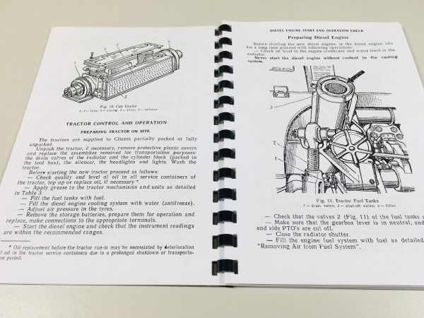 Belarus 550 552 560 562 Operators Owners Manual Maintenance Adjustments - Image 3