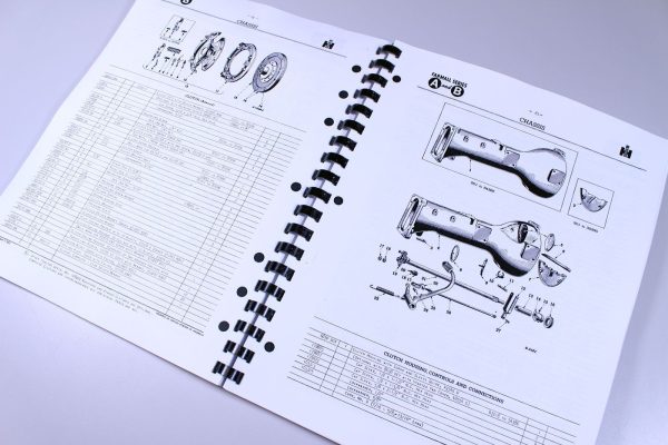 Farmall A Av B Bn Tractor Parts Manual Catalog International Ih Assembly Views - Image 5