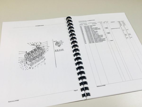 Kubota L285 Tractor Service Parts Manual Technical Shop Book Catalog Repair Set - Image 7