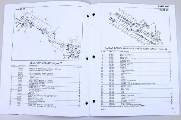 Farmhand F236-A Loader Operators Instructions Parts List Manual Catalog Tractor - Image 7