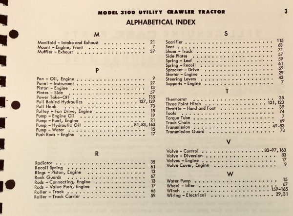 Case 310D Crawler Tractor Dozer Loader Manual Parts Catalog Operators Owners - Image 3