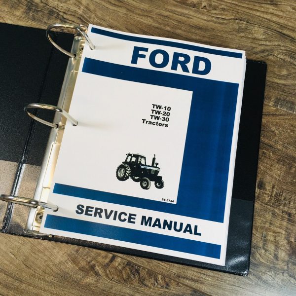 Ford TW-30 Tractor Service Parts Operators Manual Owners Repair Set Workshop - Image 2