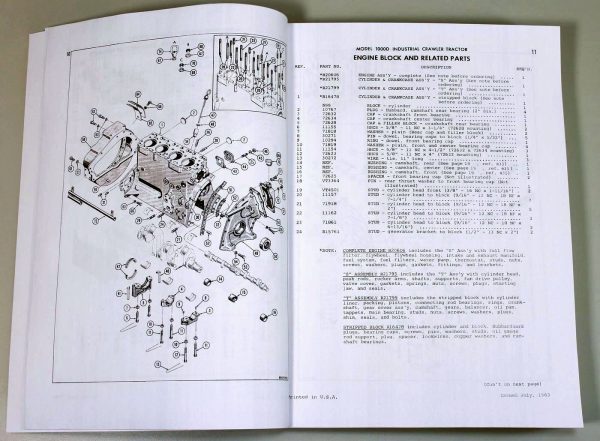 Case 1000D Crawler Tractor Service Repair Manual Parts Catalog In Binder - Image 9