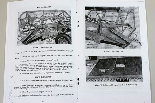 J I Case Self Propelled Windrower Model 840 Operators Owners Instruction Manual - Image 4