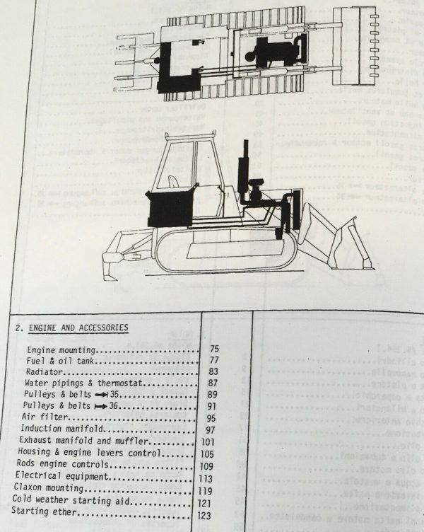 Massey Ferguson 400C Crawler Tractor Loader Parts Manual Catalog Book Assembly - Image 2