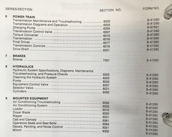 Case 1150D 1155D Crawler Dozer Loader Service Manual Parts Catalog Operators Set - Image 6