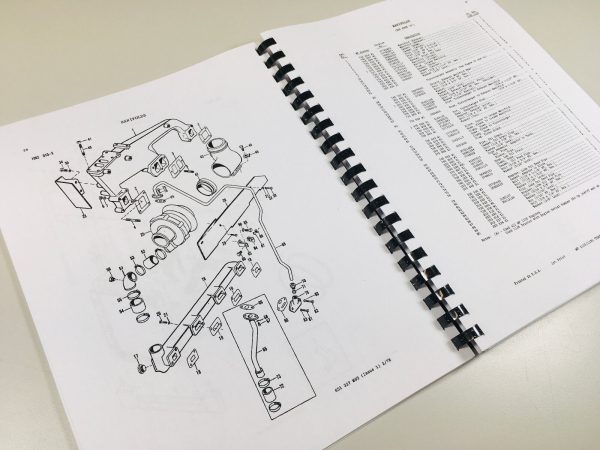 Parts Manual Book For Massey Ferguson Mf 1105 1135 Tractors Catalog Diagrams - Image 6