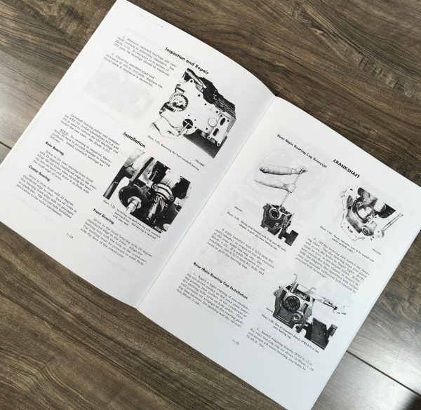 International C200 4 Cyl.Gas Engine Service Parts Manual Set For 544 574 Tractor - Image 11