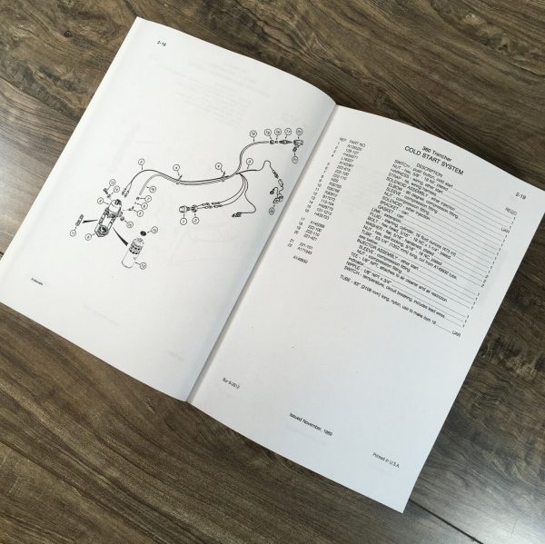 Case 360 Trencher Manual Parts Catalog Operators Owners Set Book Backhoe Attach - Image 3